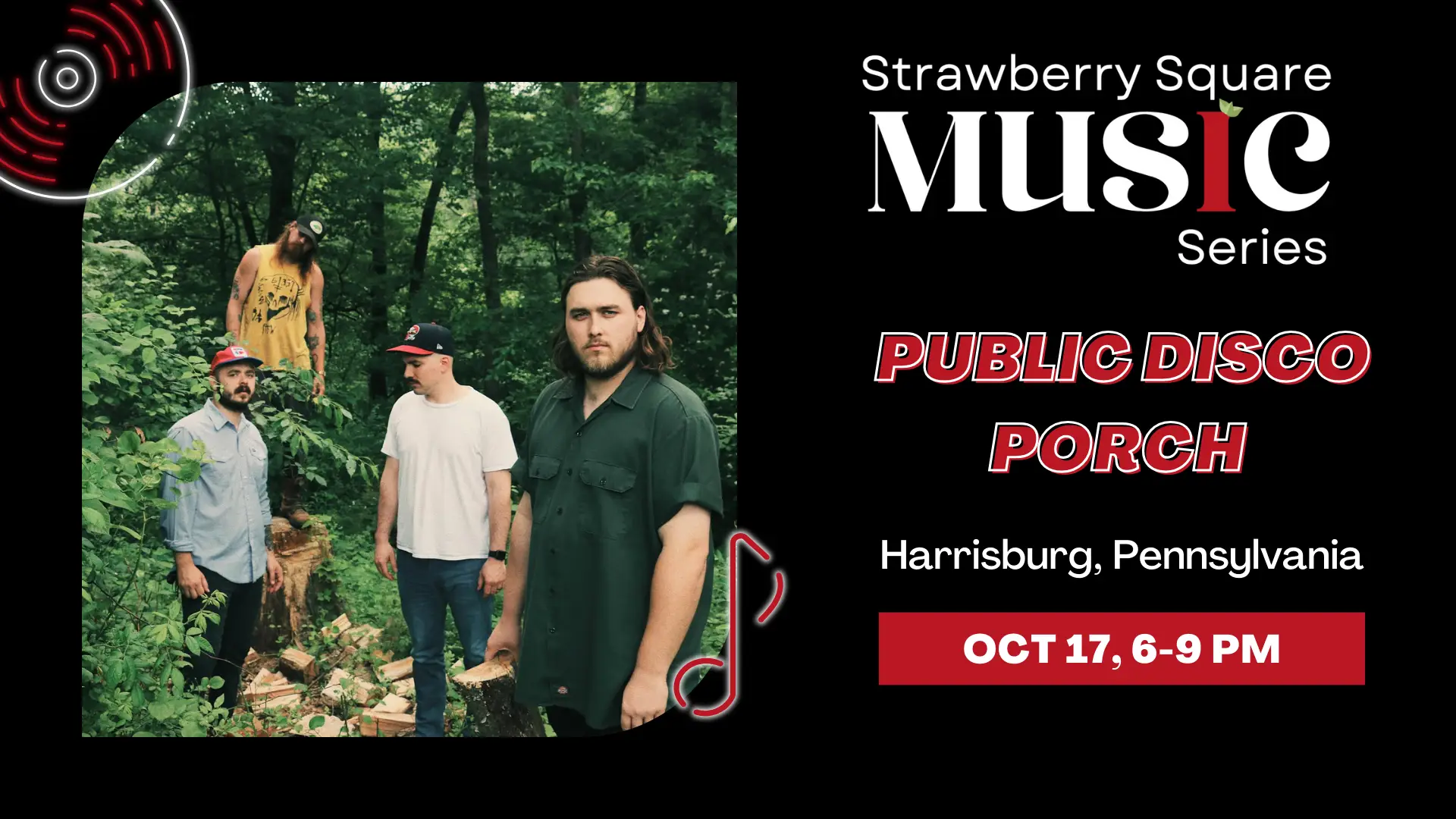 Public Disco Porch LIVE in Strawberry Square